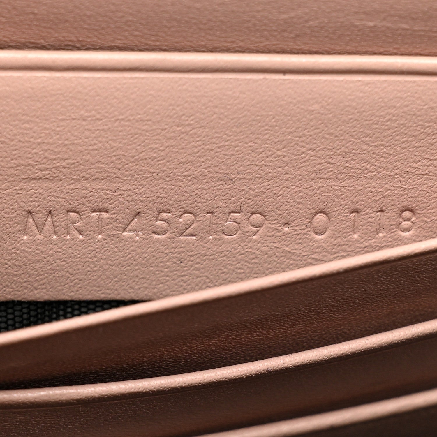 Saint Laurent Smooth Calfskin Classic Monogram Kate Tassel Chain Wallet Pale Pink 8 of 29