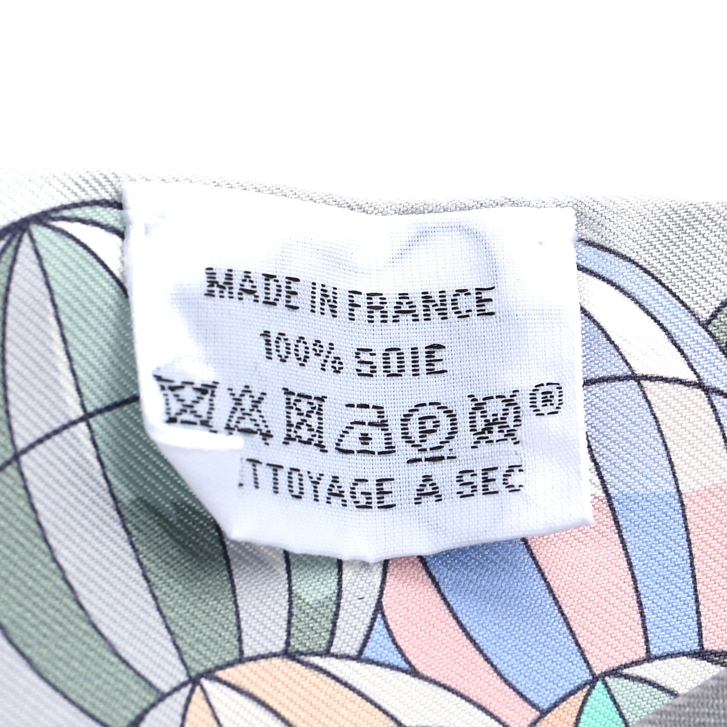 Hermes Silk Les Folies Du Ciel Twilly Gris Perle Grenadine Vert 4 of 4