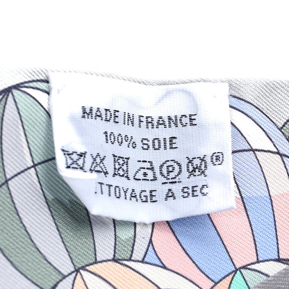Hermes Silk Les Folies Du Ciel Twilly Gris Perle Grenadine Vert 4 of 4