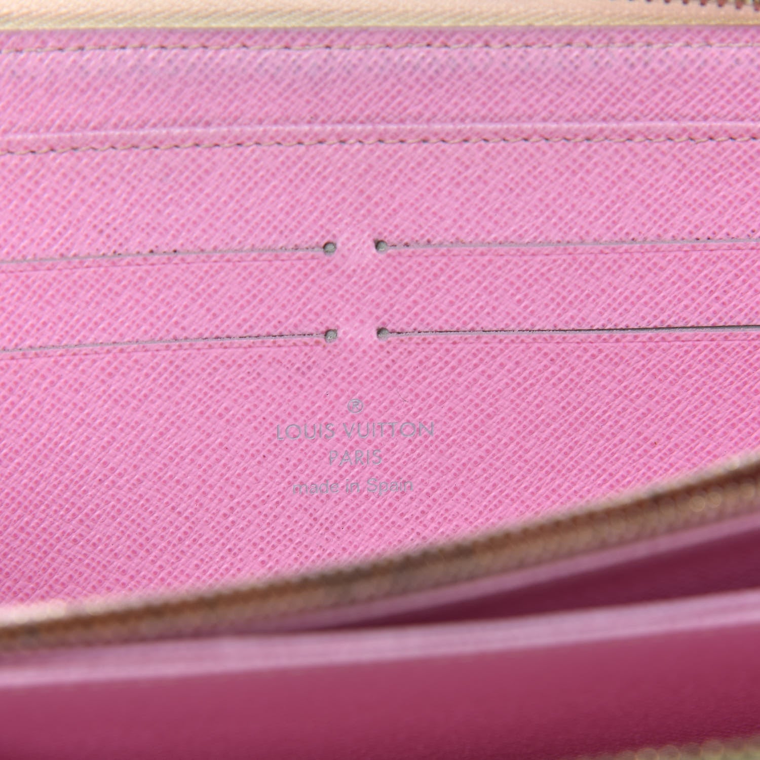 Louis Vuitton Monogram Multicolor Zippy Wallet White Litchi 6 of 10