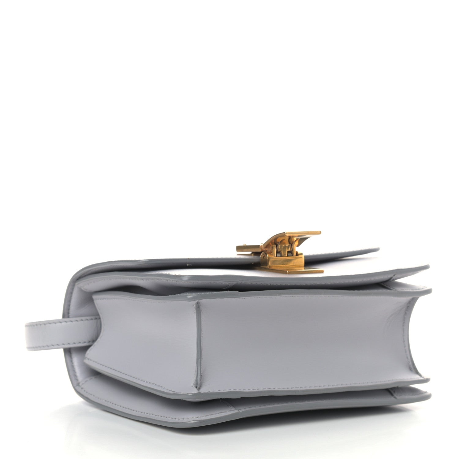 Celine Box Calfskin Small Classic Box Flap Bag Light Grey 4 of 8