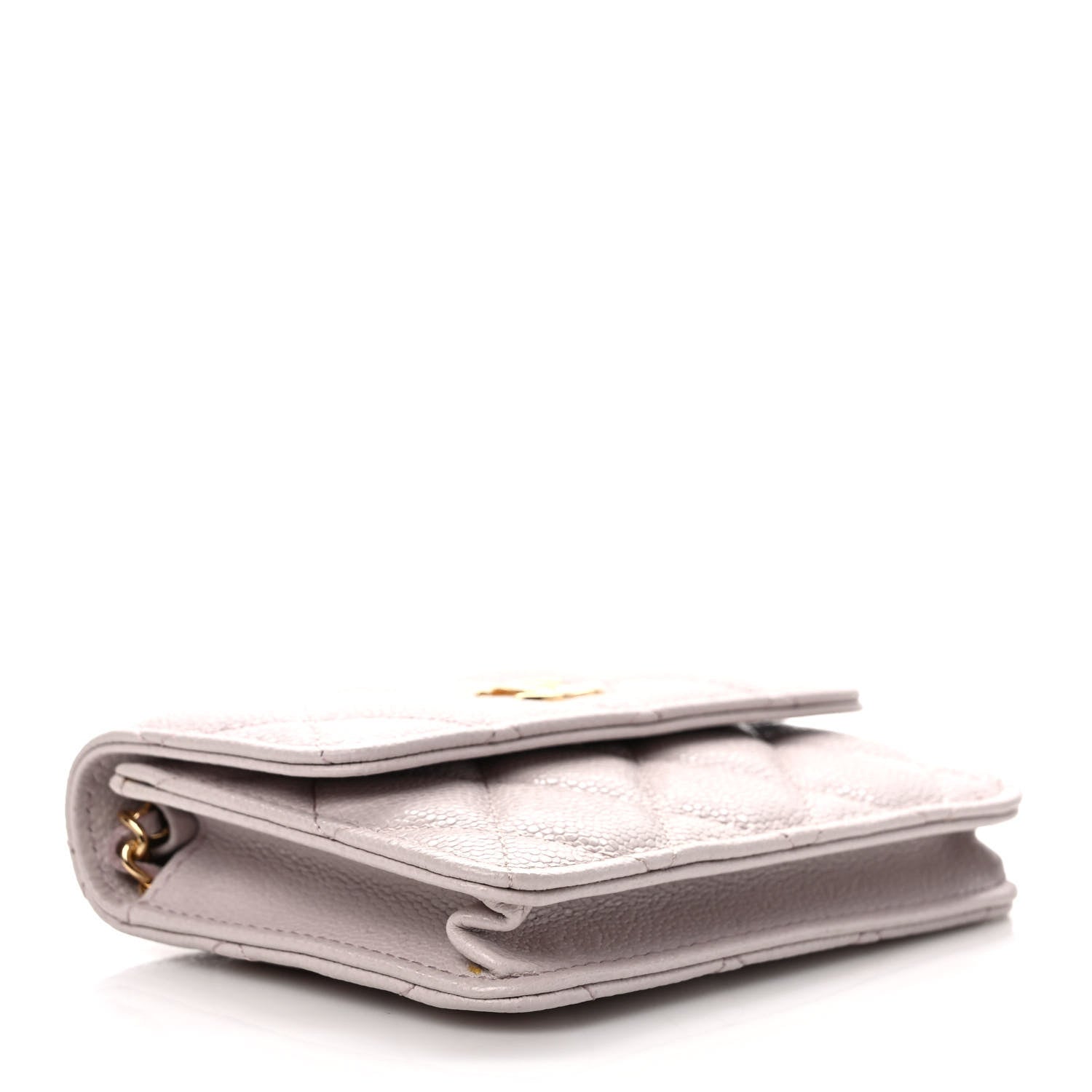 Chanel Caviar Quilted Miss Coco Clutch With Chain Light Purple 4 of 10