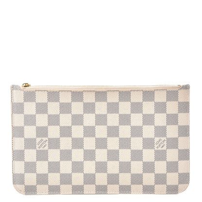 Louis Vuitton Damier Azur Neverfull MM GM Pochette 1 of 8