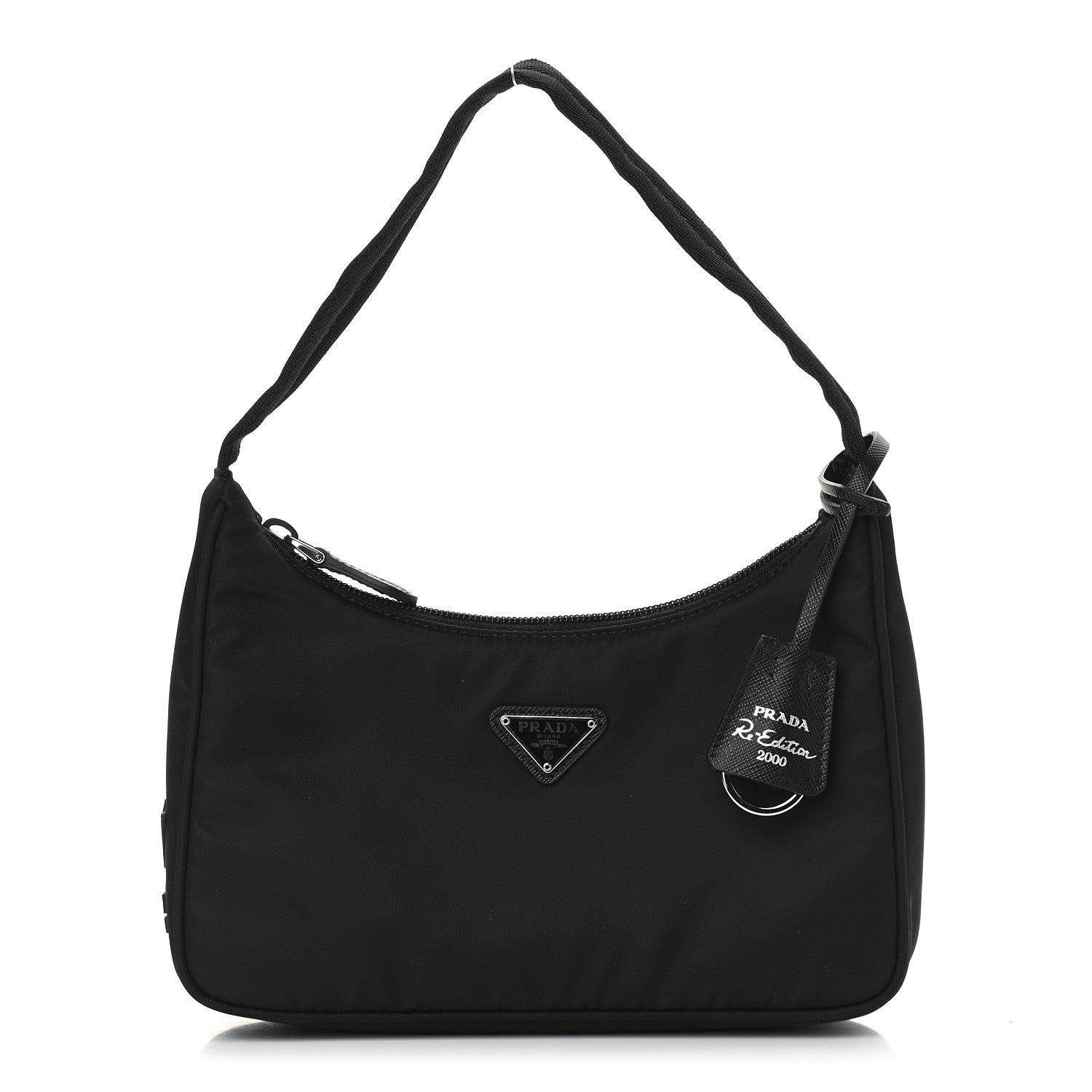 Prada Tessuto Nylon Mini Re-Edition 2000 Bag Black 1 of 7