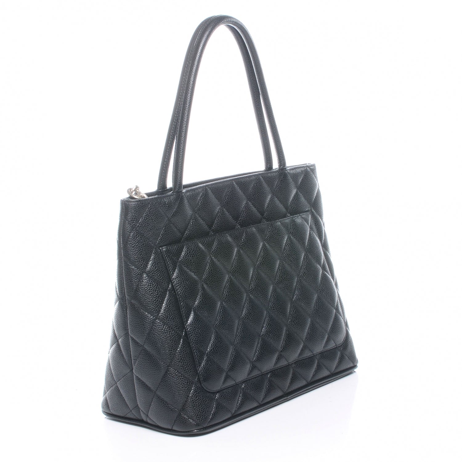 Chanel Caviar Medallion Tote Black 3 of 7