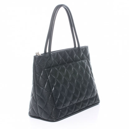 Chanel Caviar Medallion Tote Black 3 of 7