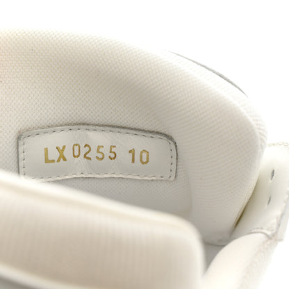 Louis Vuitton Calfskin Monogram Mens LV Trainer Sneakers 10 White 10 of 10