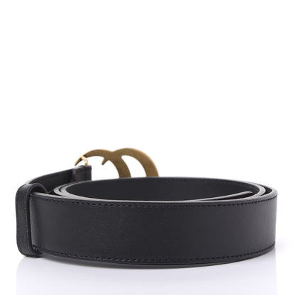 Gucci Calfskin Double G 30mm Belt 90 36 Black 2 of 5