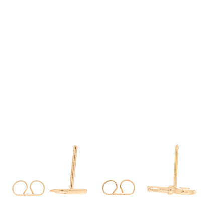 Tiffany 18K Rose Gold Mini Key and Lock Earrings 3 of 5