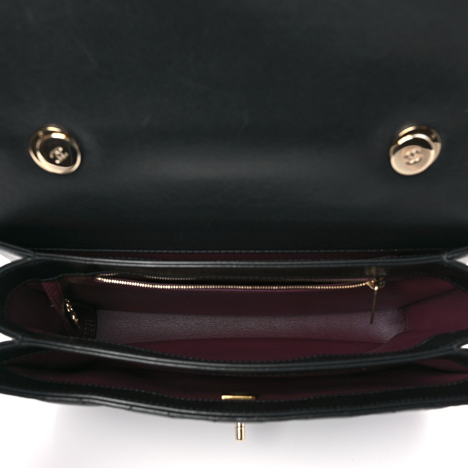 Chanel Lambskin Quilted Medium Trendy CC Flap Dual Handle Bag Black 4 of 8