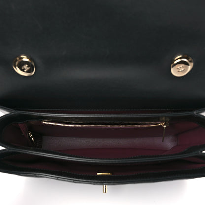 Chanel Lambskin Quilted Medium Trendy CC Flap Dual Handle Bag Black 4 of 8