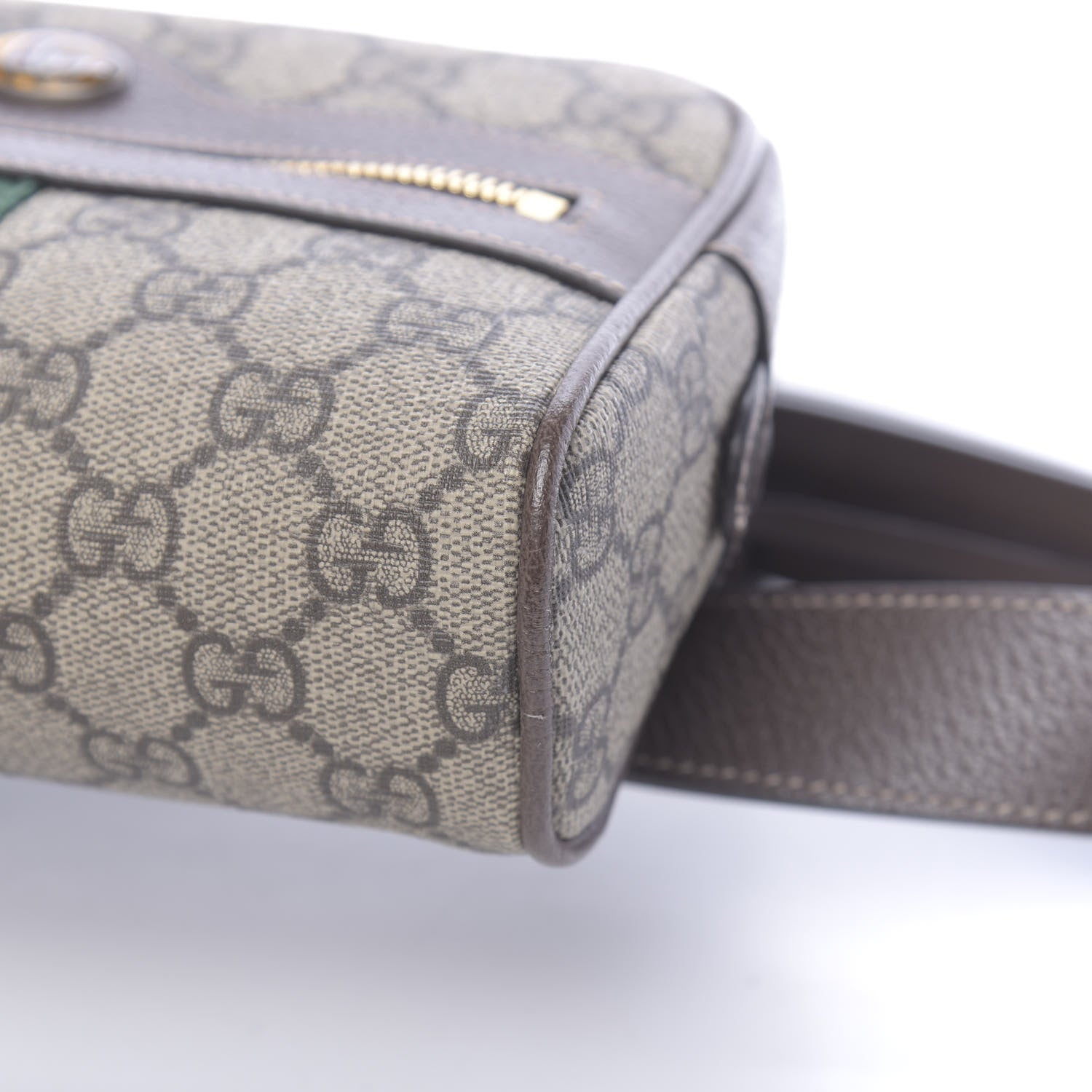 Gucci GG Supreme Monogram Web Small Ophidia Belt Bag 75 30 Dark Brown 10 of 10