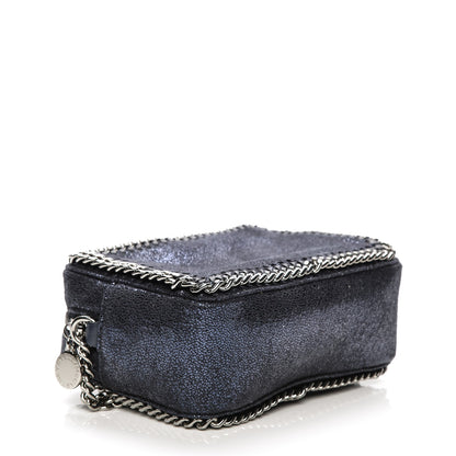 Stella McCartney Shaggy Deer Falabella Crossbody Clutch Bag Blue 4 of 6