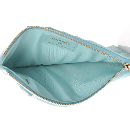 Chanel Caviar Quilted Classic iPhone Pouch Blue 5 of 8