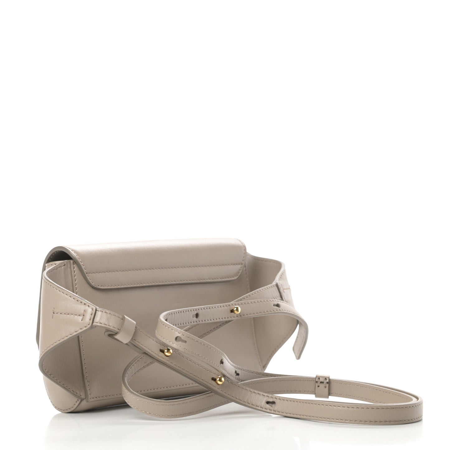 Calfskin Suede C Belt Bag Motty Grey