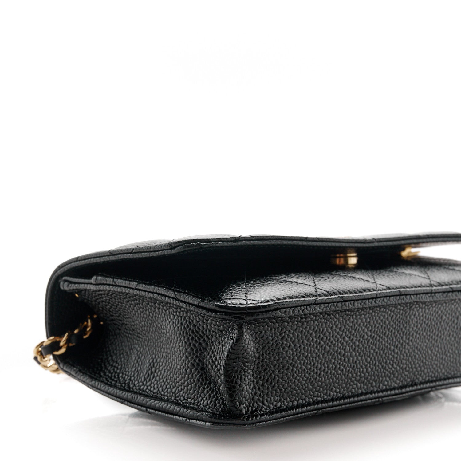 Chanel Caviar Quilted Wallet on Chain WOC Black 10 of 12