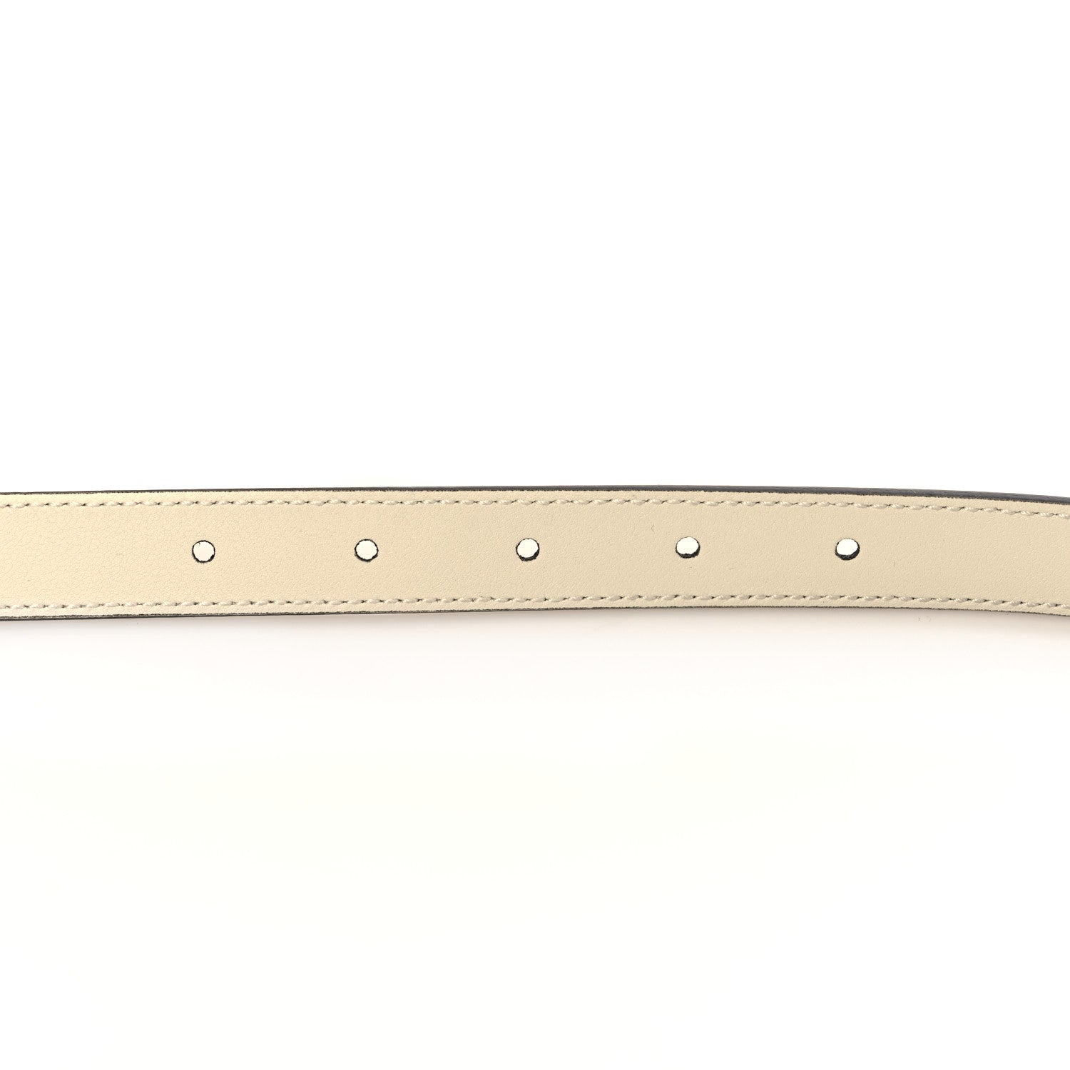 Gucci Plutone Calfskin Double G 20mm Belt 80 32 Mystic White 5 of 5