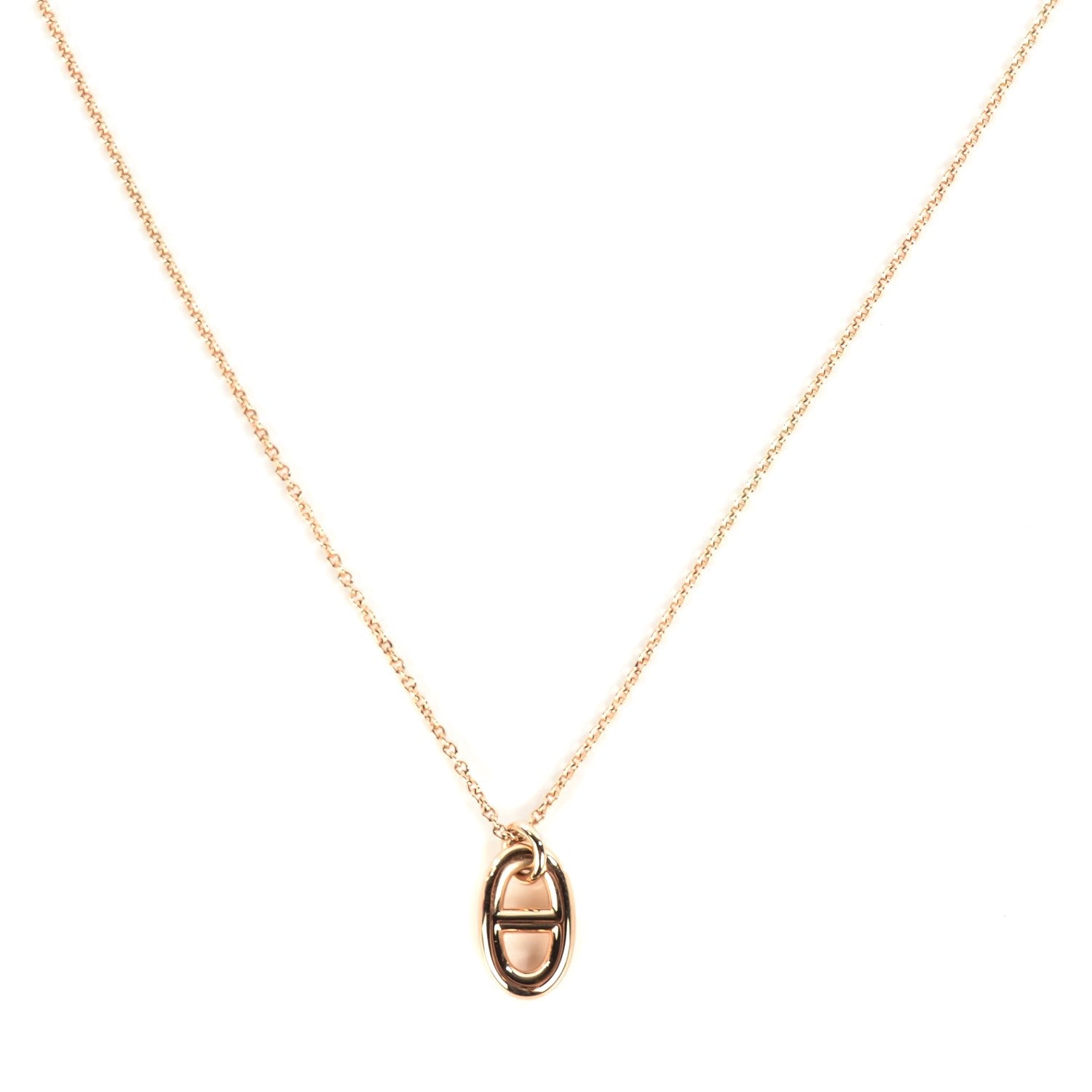 Hermes 18K Rose Gold PM Farandole Pendant Necklace 1 of 5