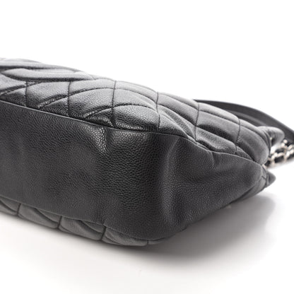 Chanel Caviar Quilted Timeless CC Soft Tote Black 7 of 10