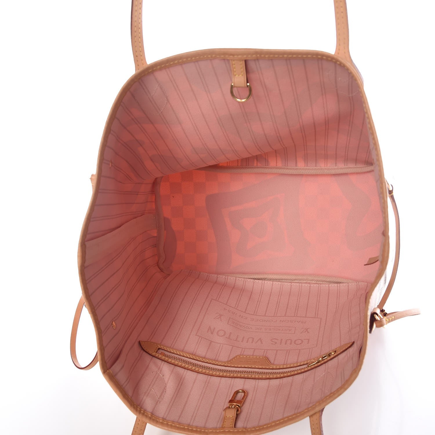 Louis Vuitton Damier Azur Tahitienne Neverfull MM 5 of 8