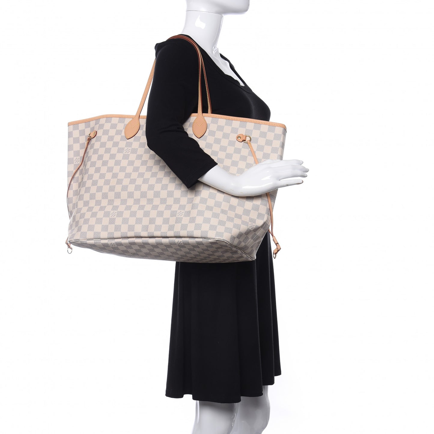 Damier Azur Neo Neverfull GM Rose Ballerine