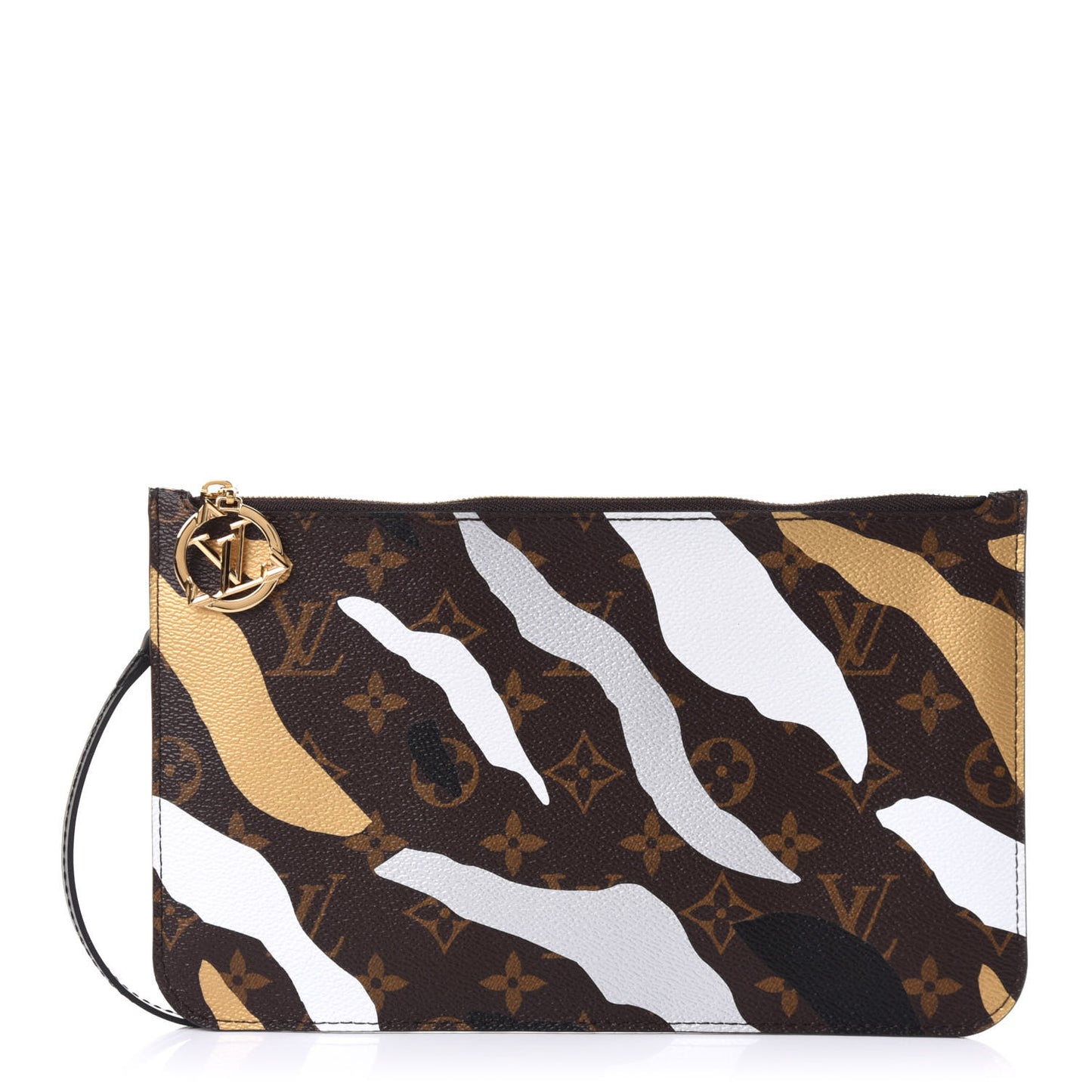 X LOL Monogram Neverfull MM GM Pochette Gold Silver