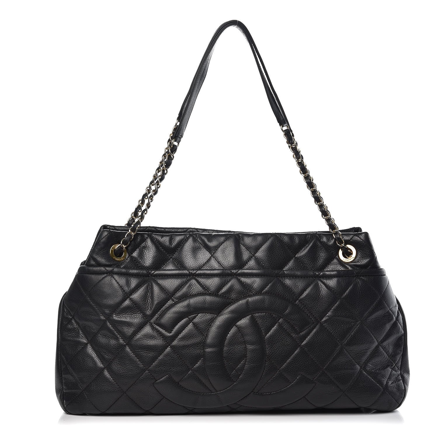 Chanel Caviar Quilted Timeless CC Soft Tote Black 1 of 18