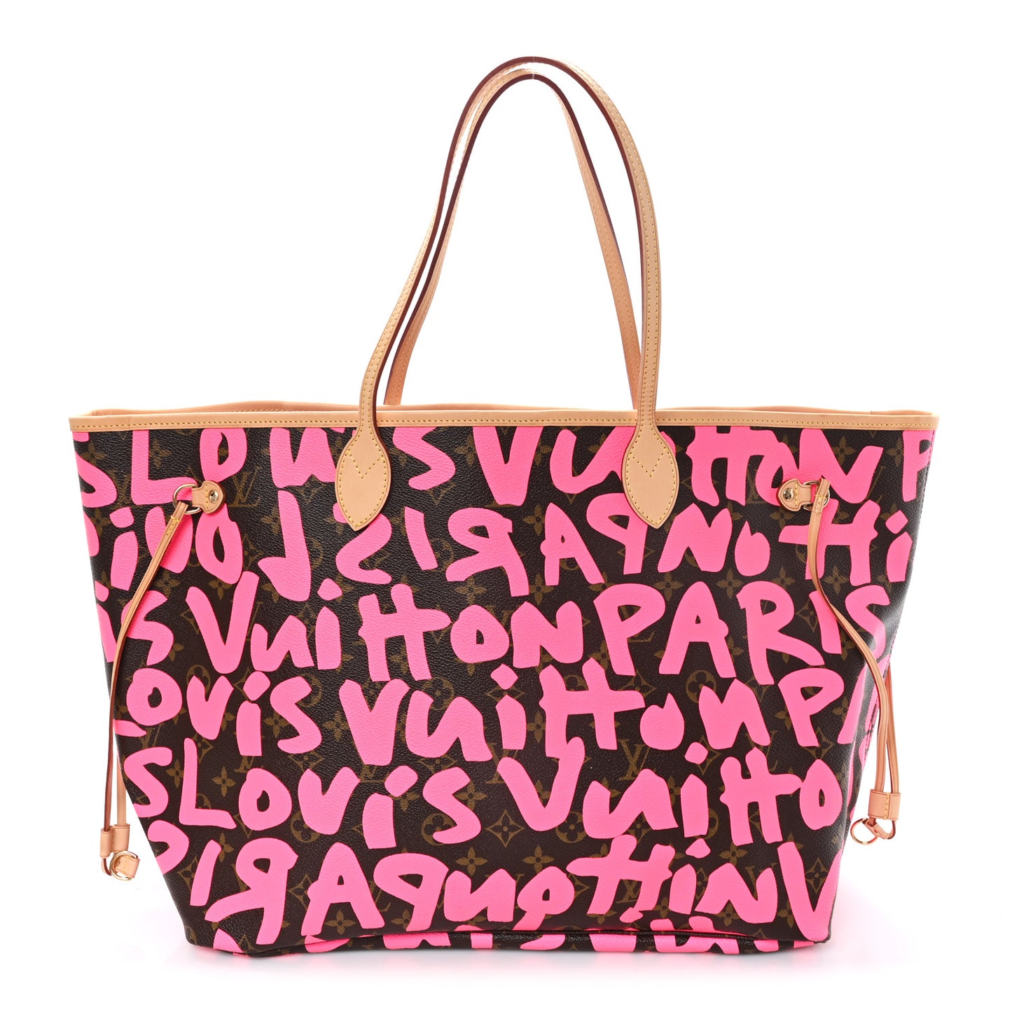 Monogram Graffiti Neverfull GM Fuchsia