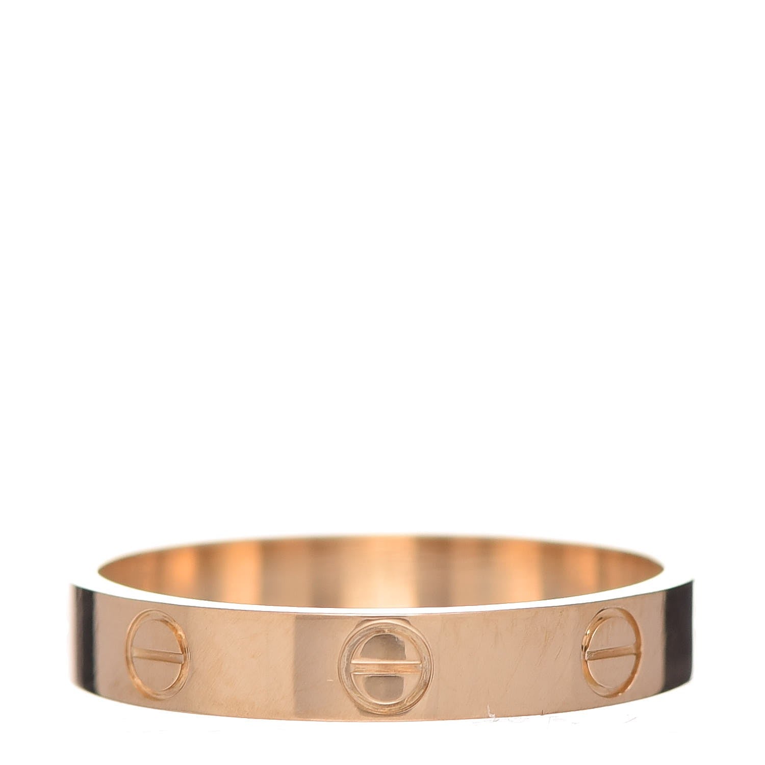 Cartier 18K Yellow Gold 3.5mm LOVE Wedding Band Ring 58 8.25 3 of 5