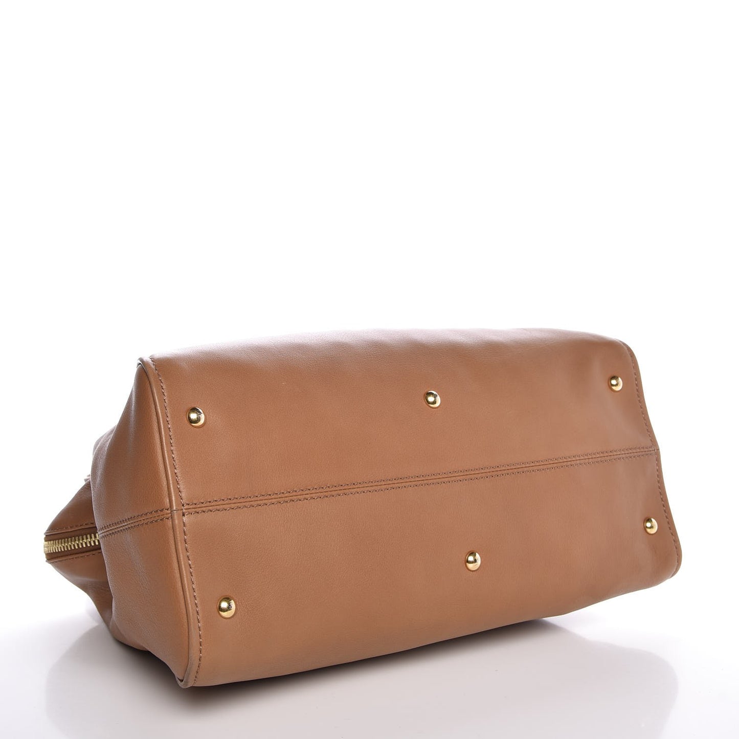 Vitello Dolce Marmol Large Chameleon Tote Camel