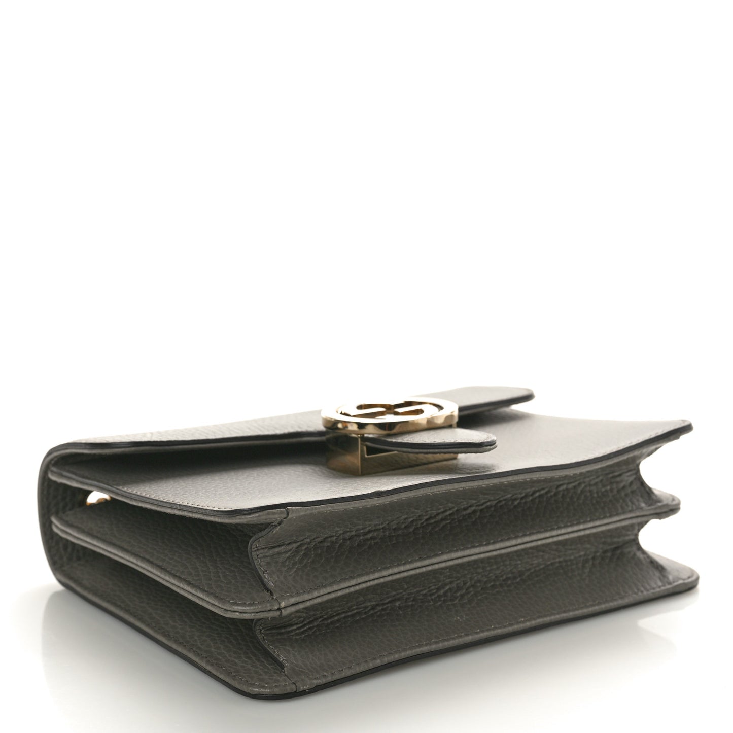 Dollar Calfskin Small Interlocking G Shoulder Bag Loess