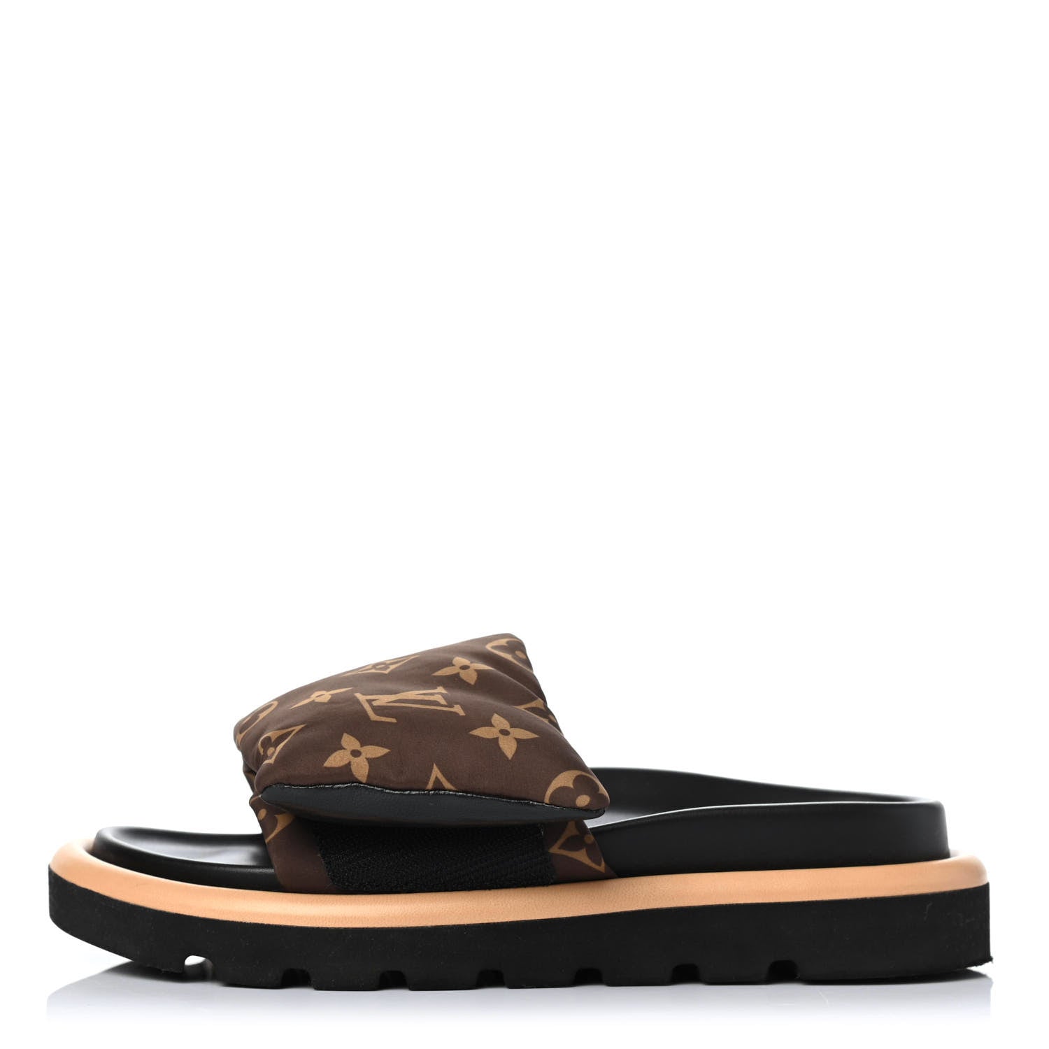 Louis Vuitton Nylon Monogram Pool Pillow Comfort Mule 36 Cacao Brown 1 of 4