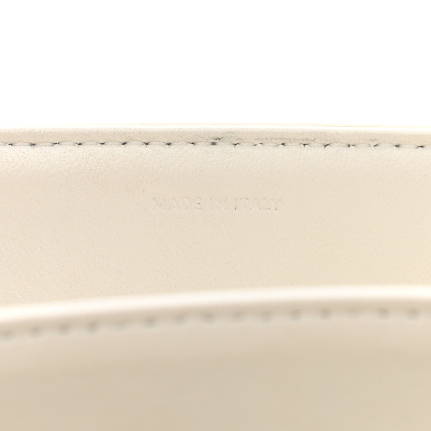 Celine Shiny Calfskin Medium Triomphe White 7 of 13