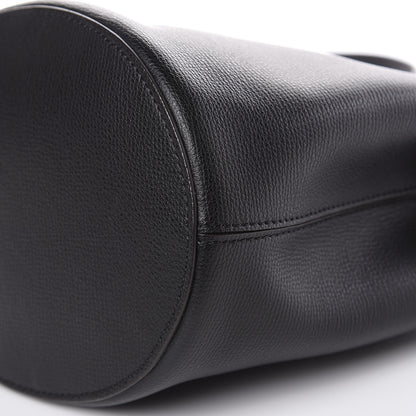 Burberry London Grainy Calfskin Small Lorne Bucket Crossbody Black 9 of 9