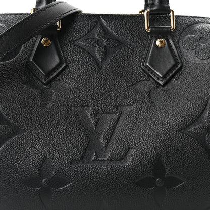 Louis Vuitton Empreinte Monogram Giant Speedy Bandouliere 25 Black 7 of 9