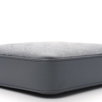 Louis Vuitton Calfskin Monogram Shadow Duo Messenger Anthracite Gray 6 of 8