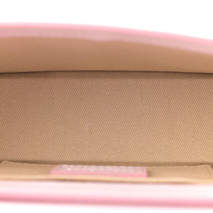 Jacquemus Calfskin Crocodile Embossed Le Chiquito Long Pale Pink 5 of 9