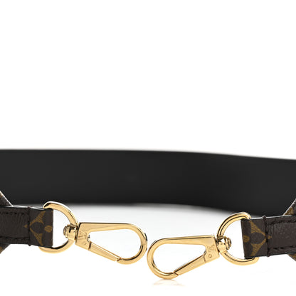 Louis Vuitton Monogram Bandouliere Shoulder Strap Black 3 of 6