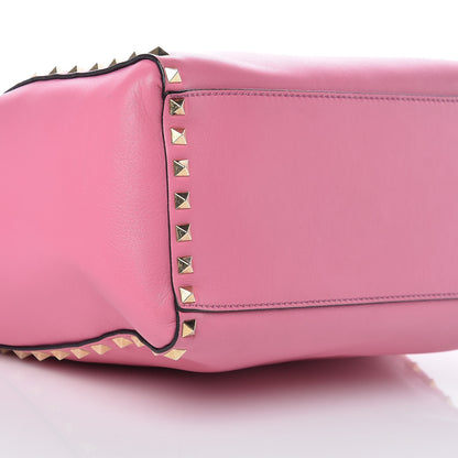 Valentino Garavani Vitello Rockstud Double Handle Tote Ninphea 11 of 13