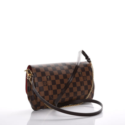 Louis Vuitton Damier Ebene Favorite MM 3 of 8