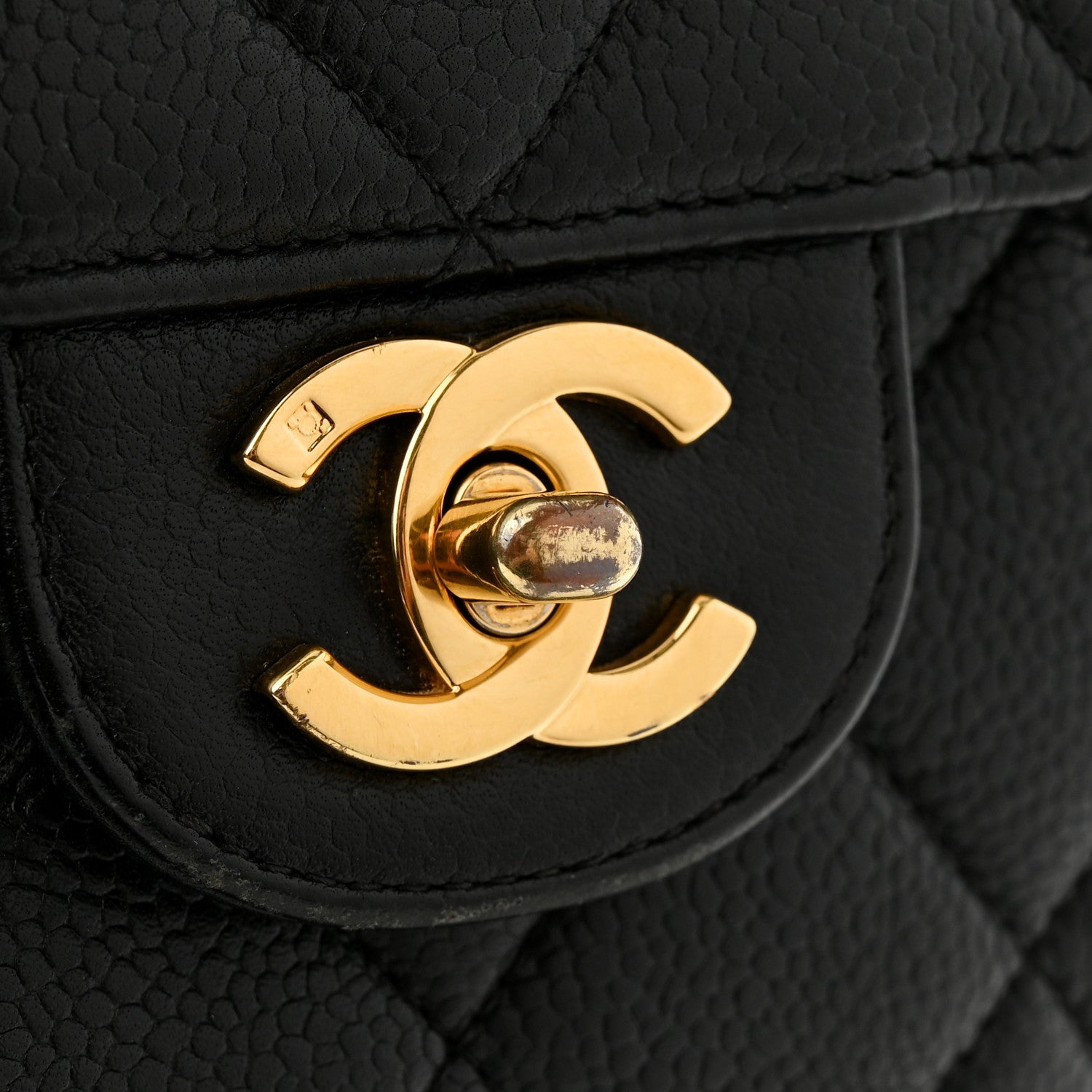 Chanel Caviar Quilted Medium Kelly Flap Black 13 of 13