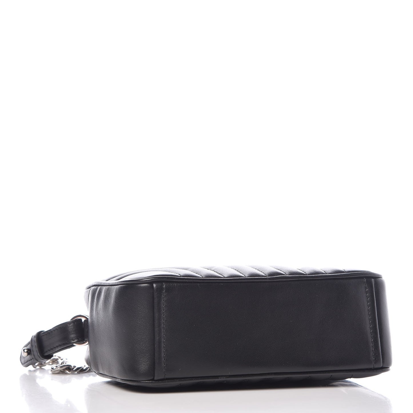 Soft Calfskin Diagramme Crossbody Bag Black