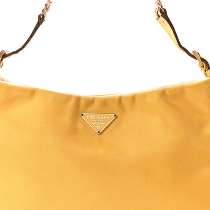 Prada Tessuto Nylon Light Chain Shoulder Bag Yellow 8 of 10