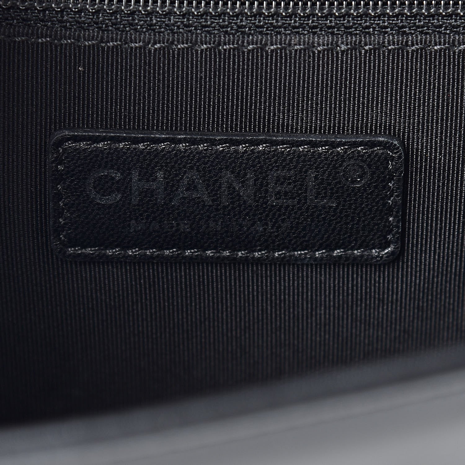 Chanel Patent Calfskin Quilted New Medium Plexiglass Boy Flap Black 6 of 11