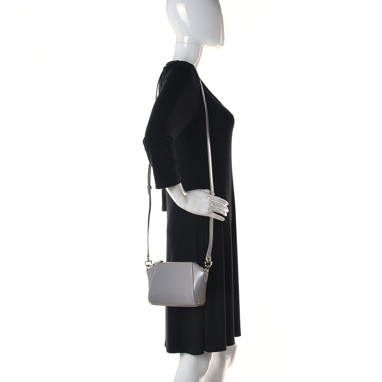Smooth Calfskin Nano Antigona Grey