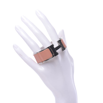 Hermes Enamel Wide Clic Clac H Bracelet PM Peach Melba 2 of 5