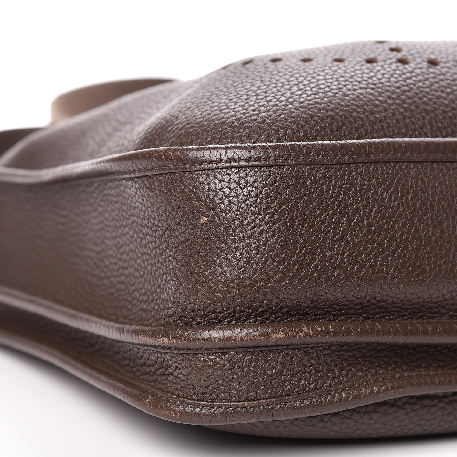 Hermes Taurillon Clemence Evelyne III PM Chocolate 14 of 16