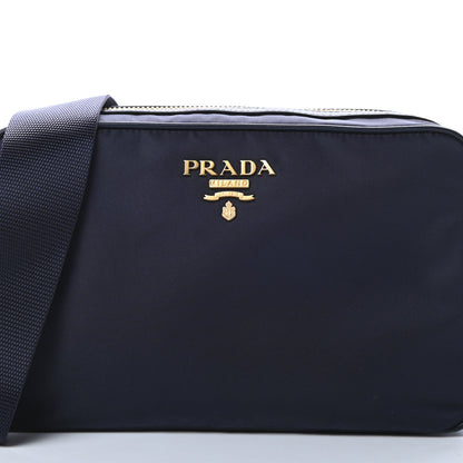 Prada Tessuto Nylon Soft Calf Camera Bag Baltico 9 of 11