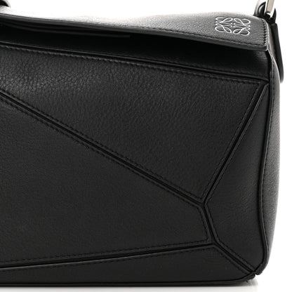 Loewe Calfskin Small Puzzle Bag Black 8 of 11