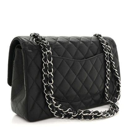 Chanel Caviar Quilted Medium Double Flap Black 3 of 10